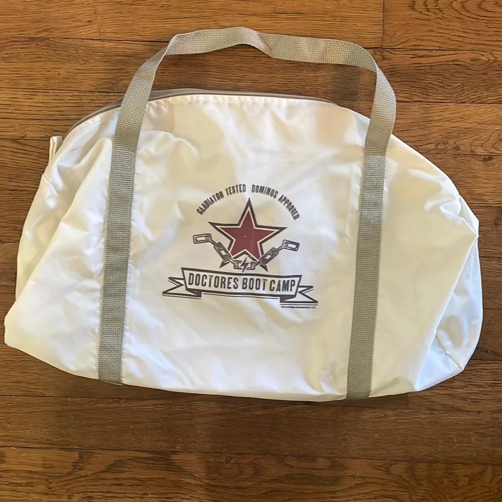 “Doctores Boot Camp” Vintage Lightweight Duffle Bag, Some Flaws